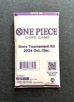 New & Sealed! One Piece Store Tournament Kit 2024 Oct - Dec OPCG 24 Vol 8 OP - Image 1