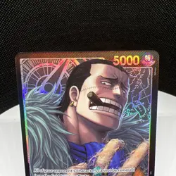 One Piece Crocodile Alt Art Leader OP14-079 The Azure Sea's Seven In Hand NM - Image 5