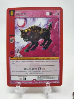 Metazoo Wilderness 1st Edition Black Dog Reverse Holo 23/165 RH TCG Card - Image 1
