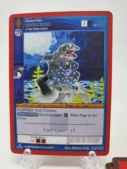 Metazoo Wilderness 1st Edition Beavershark Reverse Holo 56/165 RH TCG Card - Image 1