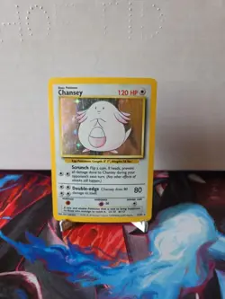 Chansey 3/102 Holo 1999 WOTC Pokemon TCG Base Set Unlimited Rare Card - Image 1