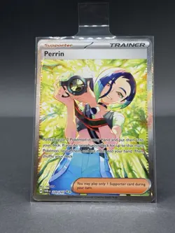 Pokemon TCG Perrin Twilight Masquerade Holo Card 220/167 Fresh Pull NM #220 - Image 2