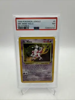 Pokemon TCG Mr. Mime Jungle Holo Rare Card 6/64 Unlimited PSA 7 - Image 1