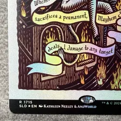 MTG Mayhem Devil Secret Lair SLD #1715 Rainbow Foil NM Magic Card - Image 4