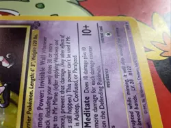 Pokemon Mr Mime 6/64 Jungle Unlimited Holo Rare Card LP / MP - Image 5