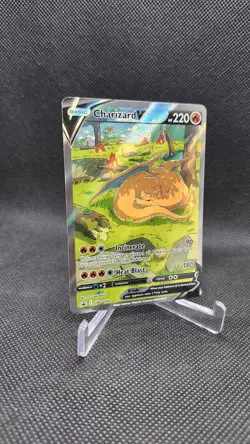 Pokemon TCG Charizard v SWSH260 Holo Rare Card Sword & Shield Promo - Image 2