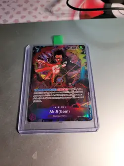 Mr.5(Gem) OP04-072 Alt Art Parallel Rare One Piece TCG Card Game NM/M - Image 1