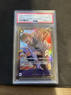 PSA 10 Koby Flagship Top Prize OP11-119 Japanese One Piece Card - Image 1