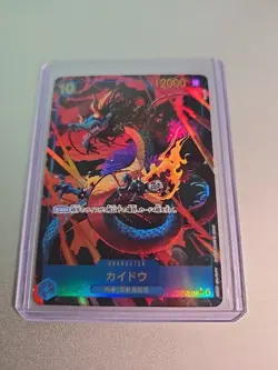 One Piece Card Game Kaido OP05-118 SEC Alt Art English New Never Played - Image 2