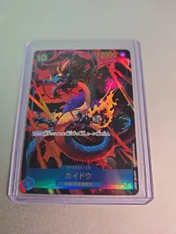 One Piece Card Game Kaido OP05-118 SEC Alt Art English New Never Played - Image 3