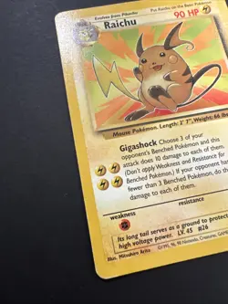 Raichu 29/62 - Fossil Set - Rare Non-Holo Pokemon Card - LP Condition - Image 2