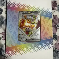 Eevee EX 174 Prismatic Evolutions Black Star Promo Card NM Condition w/Frame - Image 3