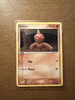 Pokemon Baltoy EX Card Emerald Set 43/106 LP Condition - Image 1