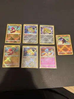 Pokemon TCG Radiant Collection Holo Card Set of 5 - Image 1