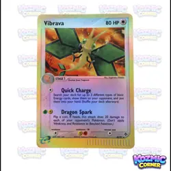 Vibrava 22/97 Pokemon Ex Dragon Reverse Holo Rare Card LP Vintage WOTC - Image 1