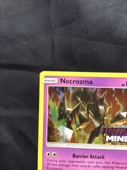 Pokemon Cards: Unified Minds Prerelease Staff Promo: Necrozma SM204 - Image 3