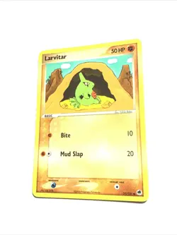 LARVITAR - 51/101 - EX Dragon Frontiers - Pokemon Card - LP - Image 1