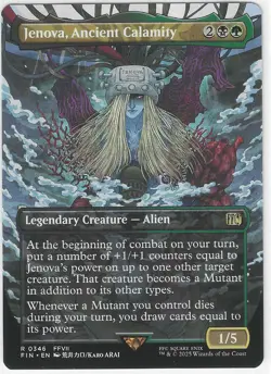 MTG Magic the Gathering Jenova, Ancient Calamity (Borderless) Final Fantasy - Image 1