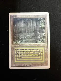 Magic MTG 1x Bayou Revised English Dual Land Gathering - Image 1