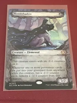 Moonshadow #0313 Showcase FOIL - Lorwyn Eclipsed - English NM - MTG *Ships Now!* - Image 1