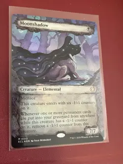 Moonshadow #0313 Showcase FOIL - Lorwyn Eclipsed - English NM - MTG *Ships Now!* - Image 2