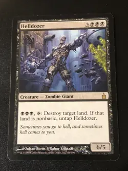 Helldozer X1 Ravnica Ex Condition See Pics Front Back - Image 1