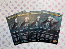 4x Borderless Baleful Strix - BLC 0086 MTG Magic The Gathering - Image 1