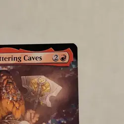 Gimli of the Glittering Caves Ext Art 115 MTG Commander Lord of the Rings LTC NM - Image 4