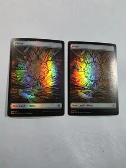 2x Plains (277) - Foil - Dominaria United - Near Mint - MTG - Image 1