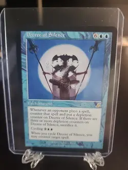 MTG Decree of Silence Scourge 32/143 Regular Rare MP - Image 1