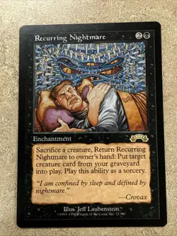 MTG Recurring Nightmare Exodus English Rare Reserved Magic the Gathering - Image 1