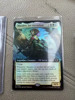 MTG Maralen, Fae Ascendant #0376 Extended Art Lorwyn Eclipsed FOIL NM IN HAND - Image 1