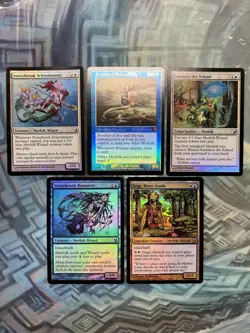 Foil Merfolk Lot - Sygg, River Guide Stonybrook Banneret Svyelun Summon School - Image 1