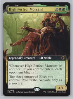 High Perfect Morcant (Extended Art) R Lorwyn Eclipsed 373 NM Foil - Image 1
