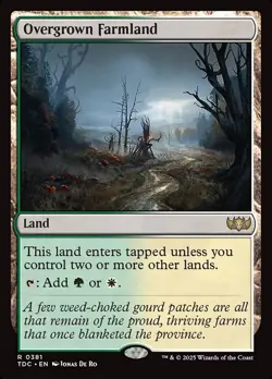 MTG Commander TDM R Overgrown Farmland #0381 - Image 1