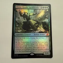 Avatar Kyoshi, Earthbender FOIL 130 Avatar Eternal TLE MTG Mythic Unplayed Mint - Image 1
