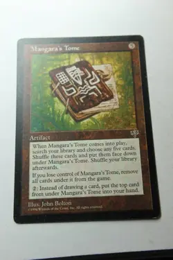 MTG Mangara's Tome x1- -Mirage-Lightly Played - Image 1