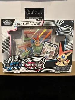 Pokemon Unova Victini Illustration Collection Box Black Bolt White Flare (Read) - Image 1