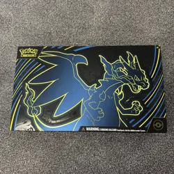Open Pokemon TCG Mega Charizard X ex Ultra-Premium Collection UPC Accessories - Image 1