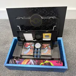 Open Pokemon TCG Mega Charizard X ex Ultra-Premium Collection UPC Accessories - Image 2