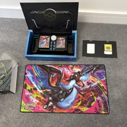 Open Pokemon TCG Mega Charizard X ex Ultra-Premium Collection UPC Accessories - Image 4