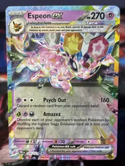 2025 POKEMON PRE EN-PRISMATIC EVOLUTIONS 034 ESPEON EX NM/M - Image 1