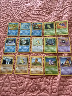 PACKAGE DEAL! 15 Base Set Non Holo 1999 Pokemon. MINT - Image 1