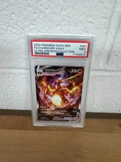 2022 POKEMON SWSH ULTRA-PREMIUM COLLECTION #261 FULL ART/CHARIZARD VMAX PSA 9 - Image 1