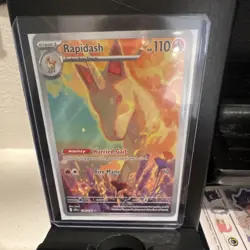 Pokemon Rapidash 189/182 Sv10: Destined Rivals Illustration Rare Holo 110HP - Image 1