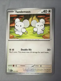 Pokemon TCG * PROMO * McDonald's Collection 2023 * 13/15 Tandemaus * Non-Holo - Image 1