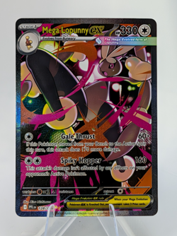 Pokemon TCG Phantasmal Flames Mega Lopunny SIR Ex 128/094 Mega Evolutions Holo - Image 1