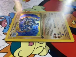 1st Edition Machamp 8/102 Pokemon Base Set Holo Rare LP-MP - Image 2