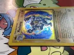 1st Edition Machamp 8/102 Pokemon Base Set Holo Rare LP-MP - Image 3