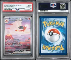 2023 POKEMON MEW EN-151 SPECIAL ILLUSTRATION RARE #199 CHARIZARD EX PSA 10 - Image 3